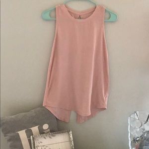 Blush athletic top